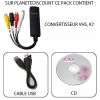 Convertisseur VHS k7 MP3 numérique USB