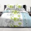 Parure de couette 240x260 cm 100% Coton 57 fils Dimanche Bleu