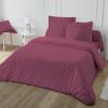 Parure de couette 240x260 cm 100% Satin de Coton Prune