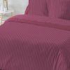 Parure de couette 240x260 cm 100% Satin de Coton Prune