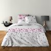 Parure de couette 220x240 cm 100% Coton 57 fils Rose 1