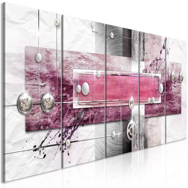 Tableau Mysterious Mechanism (5 Parts) Narrow Pink