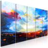 Tableau Colourful Sky (5 Parts) Narrow