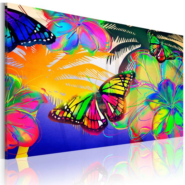 Tableau Papillons exotiques