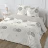 Housse de couette 220x240 + 2 taies d'oreiller 100% coton Asoua