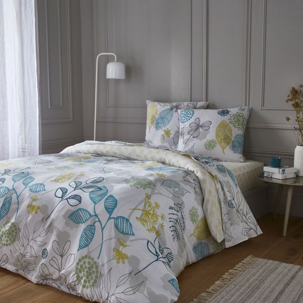 Housse de couette 220x240 cm + 2x taies d'oreiller 63x63 cm Coton Tomas