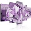 Tableau Fleurs Purple Wave