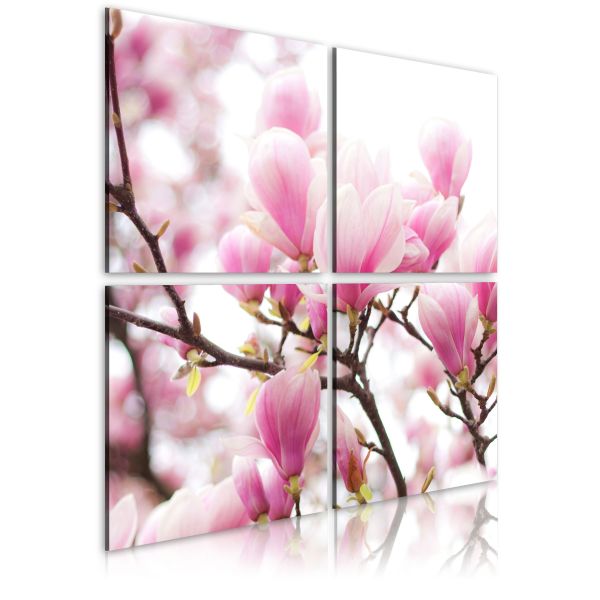 Tableau Fleurs Magnolia fleurissante