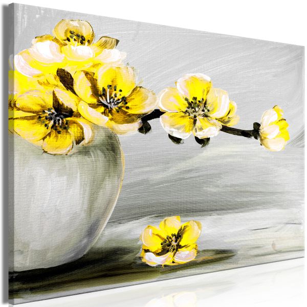 Tableau Fleurs Lightness of Light (1 Part) Wide Yellow