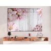 Tableau Fleurs Flowers on Boards (1 Part) Wide