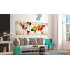 Tableau Cartes du monde World Map: Painted World