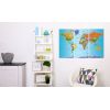 Tableau Cartes du monde World Map: Colourful Note