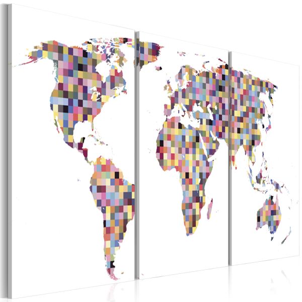 Tableau Cartes du monde Digital World