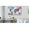 Tableau Cartes du monde Maps: Grey Style