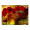 Papier peint intissé Fleurs Poppies in warm tone