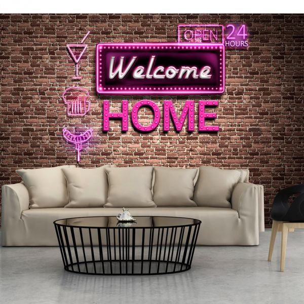 Papier peint intissé Textes Welcome home