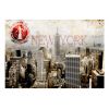 Papier peint intissé Ville et Architecture New York - POST AGE STAMP