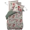 Housse de couette 140x200 + 1 taie d'oreiller 63x63 cm Coton Jardin Anglais