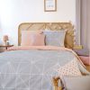 Housse de couette 240x260 + 2 taies d'oreiller 63x63 Coton Shyne