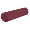 Drap housse 90x190 +35 cm Coton 57 fils Cerise