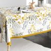 Nappe rectangulaire anti tache 140x200 cm Coton Brousse