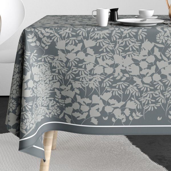 Nappe rectangulaire anti tache 140x250 cm Coton Fouga