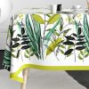 Nappe rectangulaire anti tache 140x300 cm Coton Herbier