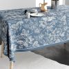 Nappe rectangulaire anti tache 140x300 cm Coton Joya Brume