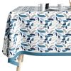 Nappe rectangulaire anti tache 140x250 cm Coton Terraza Ocean