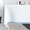 Nappe rectangulaire anti tache 140x250 cm Coton Barba Glace