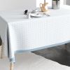 Nappe rectangulaire anti tache 140x300 cm Coton Barba Glace