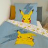 Parure de lit Pokemon Eclair 100% coton 140x200 cm