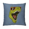 Parure de lit Dinosaure Bleu coton 140x200 cm