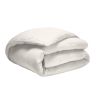 Housse de couette 240x260 cm Gaze de Coton Blanc Pur