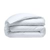 Housse de couette 220x240 cm Percale de Coton Blanc Nuage