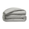 Housse de couette 220x240 cm Percale de Coton Gris Perle