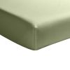 Drap housse 180x200 cm Percale de Coton Vert D'eau