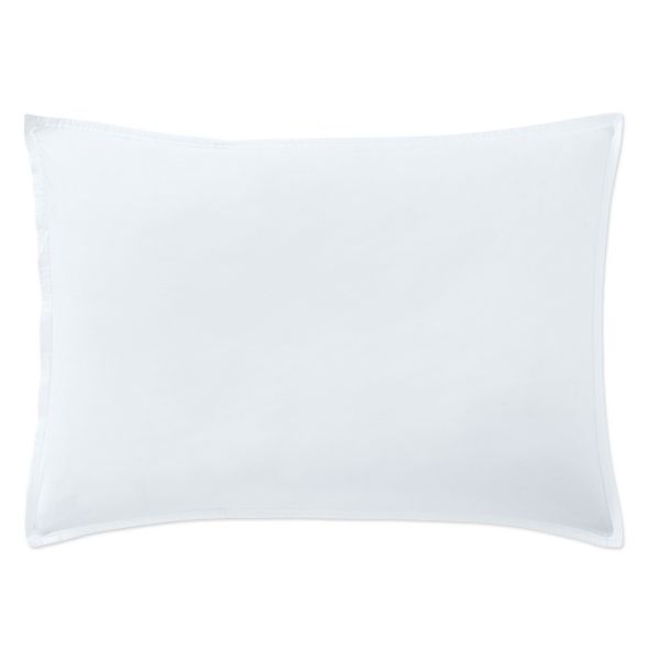 Taie d’oreiller 50x70 cm Percale de Coton Blanc Nuage