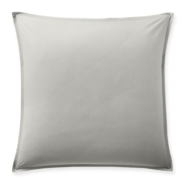 Taie d’oreiller 65x65 cm Percale de Coton Gris Perle