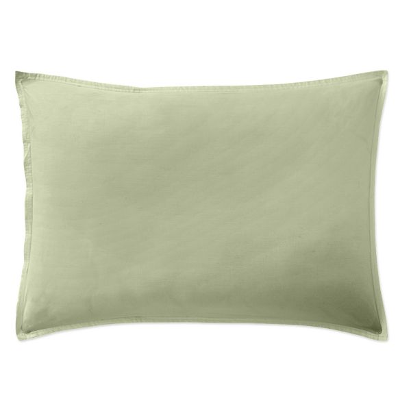 Taie d’oreiller 50x70 cm Percale de Coton Vert D'eau