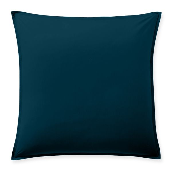 Taie d’oreiller 65x65 cm Percale de Coton Bleu Imperial