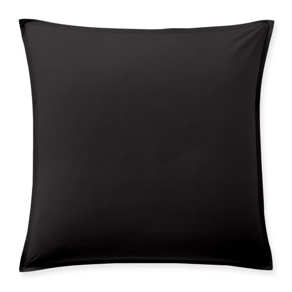 Taie d’oreiller 65x65 cm Percale de Coton Noir