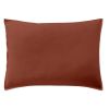 Taie d’oreiller 50x70 cm Percale de Coton Terracotta