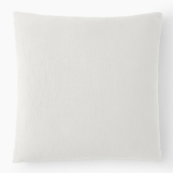 Taie d’oreiller 65x65 cm Gaze de Coton Blanc Pur