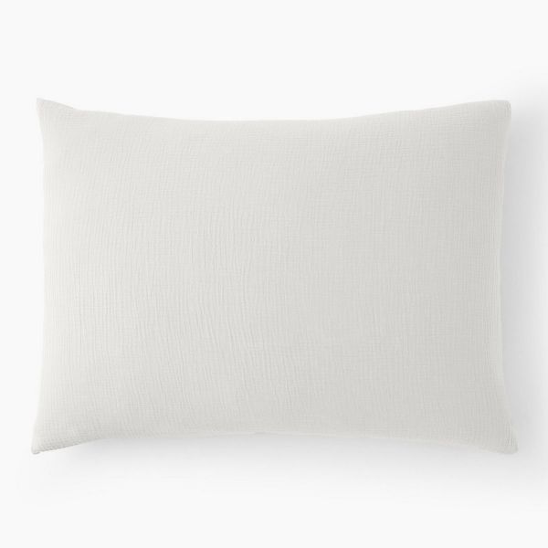 Taie d’oreiller 50x70 cm Gaze de Coton Blanc Pur