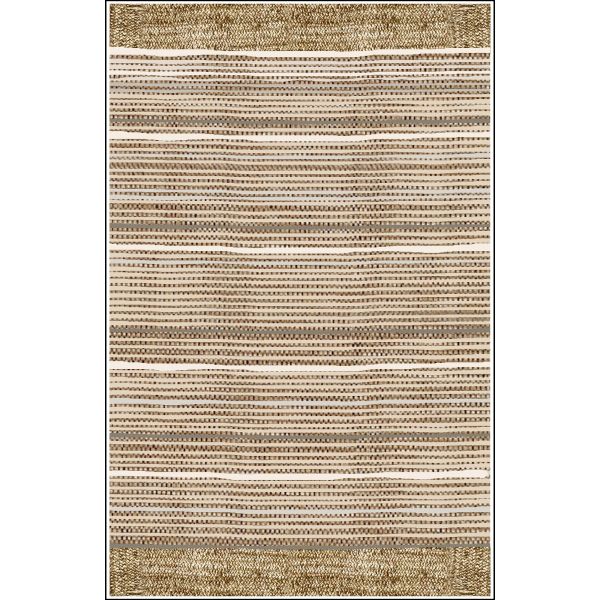 Tapis de salon 120x180 cm Polycoton Bahar Beige