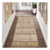 Tapis de salon 80x150 cm Polycoton Bahar Beige