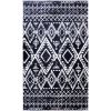 Tapis de salon 160x230 cm Polyester Berbere Gris