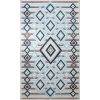 Tapis de salon 120x180 cm Polyester Berbere Los Bleu