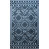 Tapis de salon 120x180 cm Polyester Berbere Noir